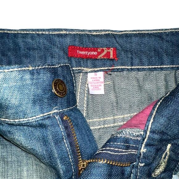 NWT Forever 21 Y2K Deadstock Denim Micro Skirt SMALL - Picture 3 of 6